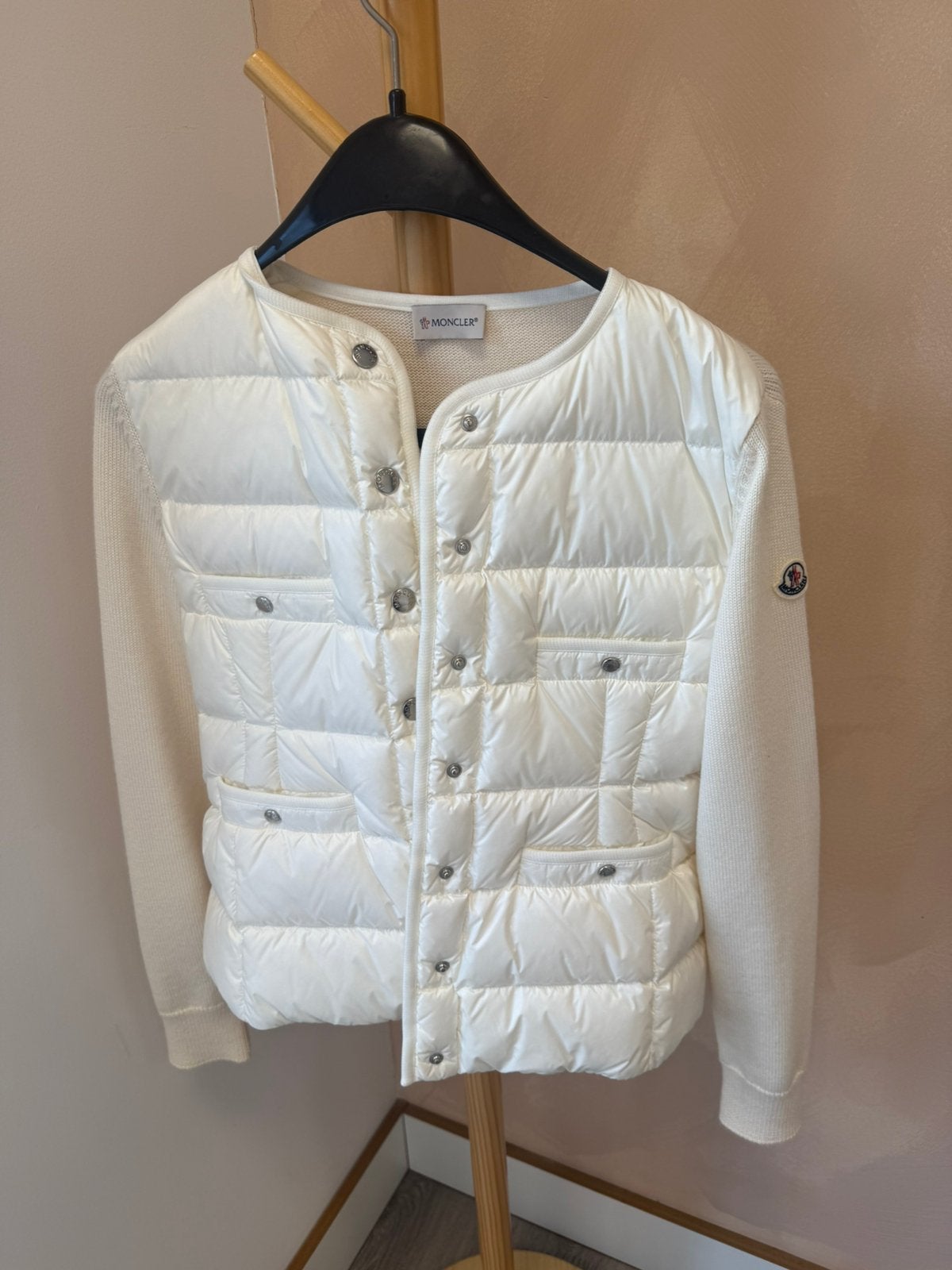 Moncler jas maat S - orgineel zonder bon, Ophalen of Verzenden, Nieuw, Wit
