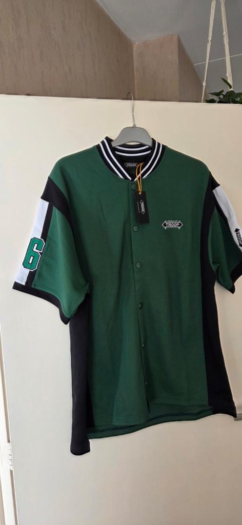 Nieuw Troop baseball shirt - Maat XL, Kleding | Heren, T-shirts, Troop, Ophalen of Verzenden, Groen, Maat 56/58 (XL)