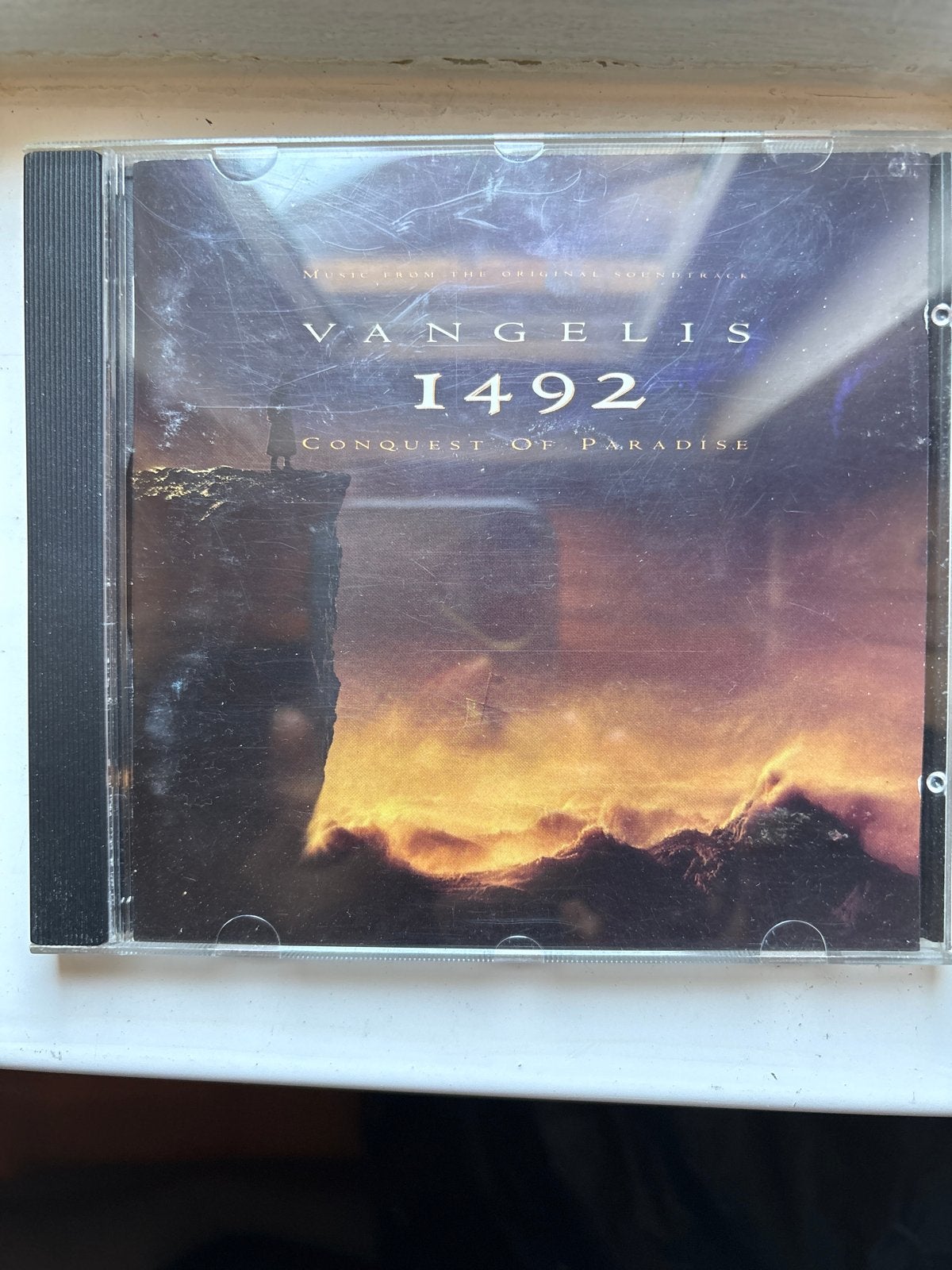 Vangelis - 1492 Conquest of Paradise CD Soundtrack, Soundtrack, Ophalen of Verzenden, Gebruikt, Inclusief doosje