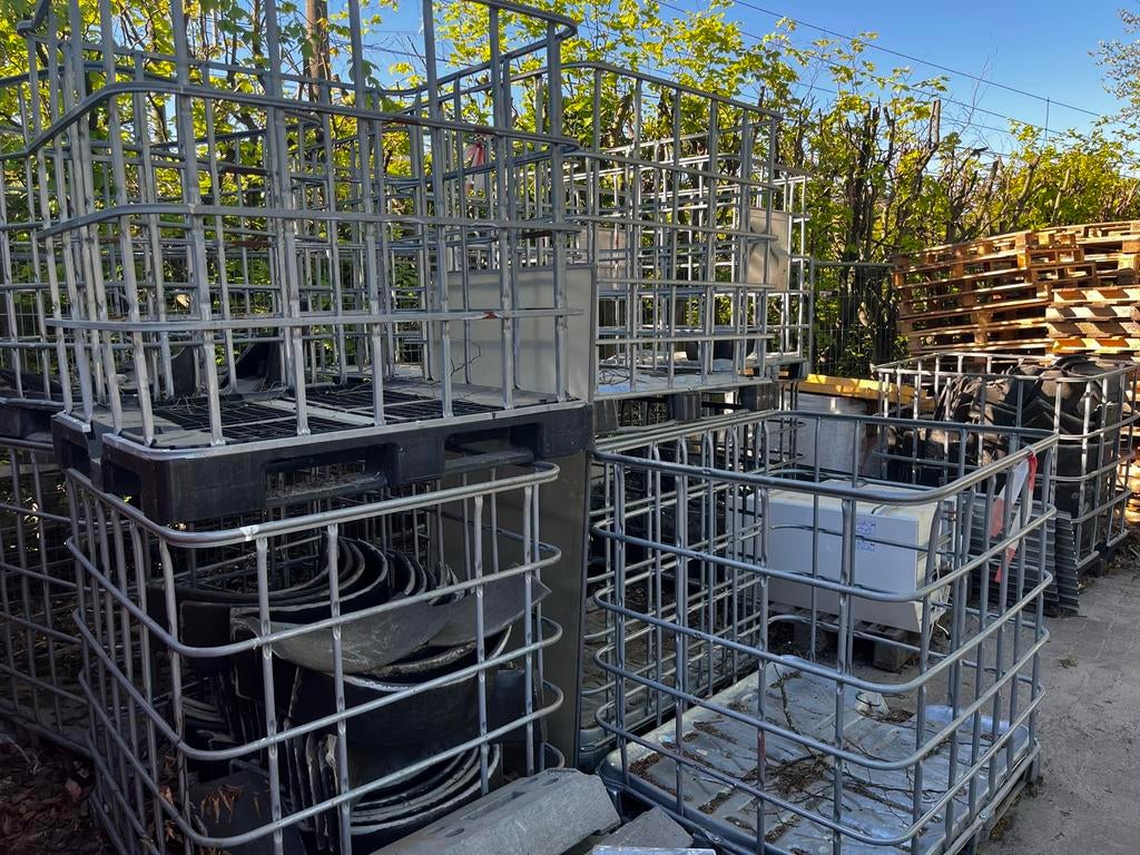 10 IBC kratten, Ophalen, Gebruikt, 100 cm of meer, 60 cm of meer