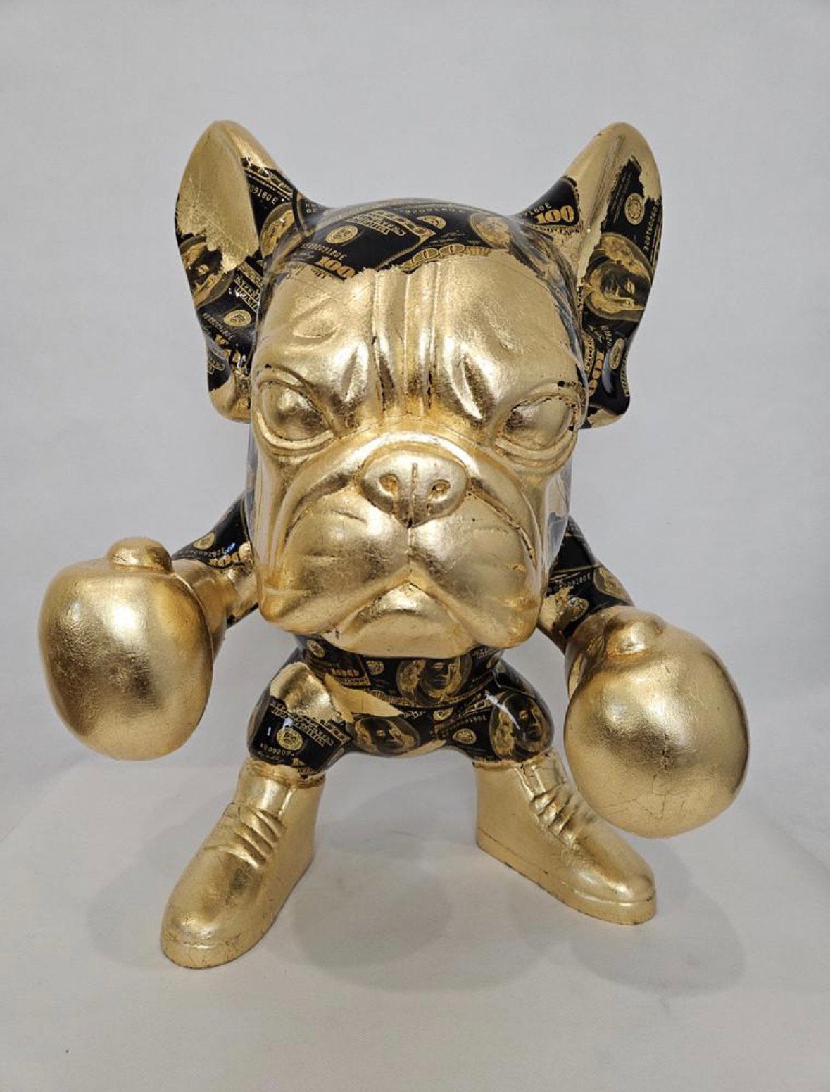 Exclusieve Money Bokser bulldog – Caelum Gallery, Antiek en Kunst, Ophalen of Verzenden