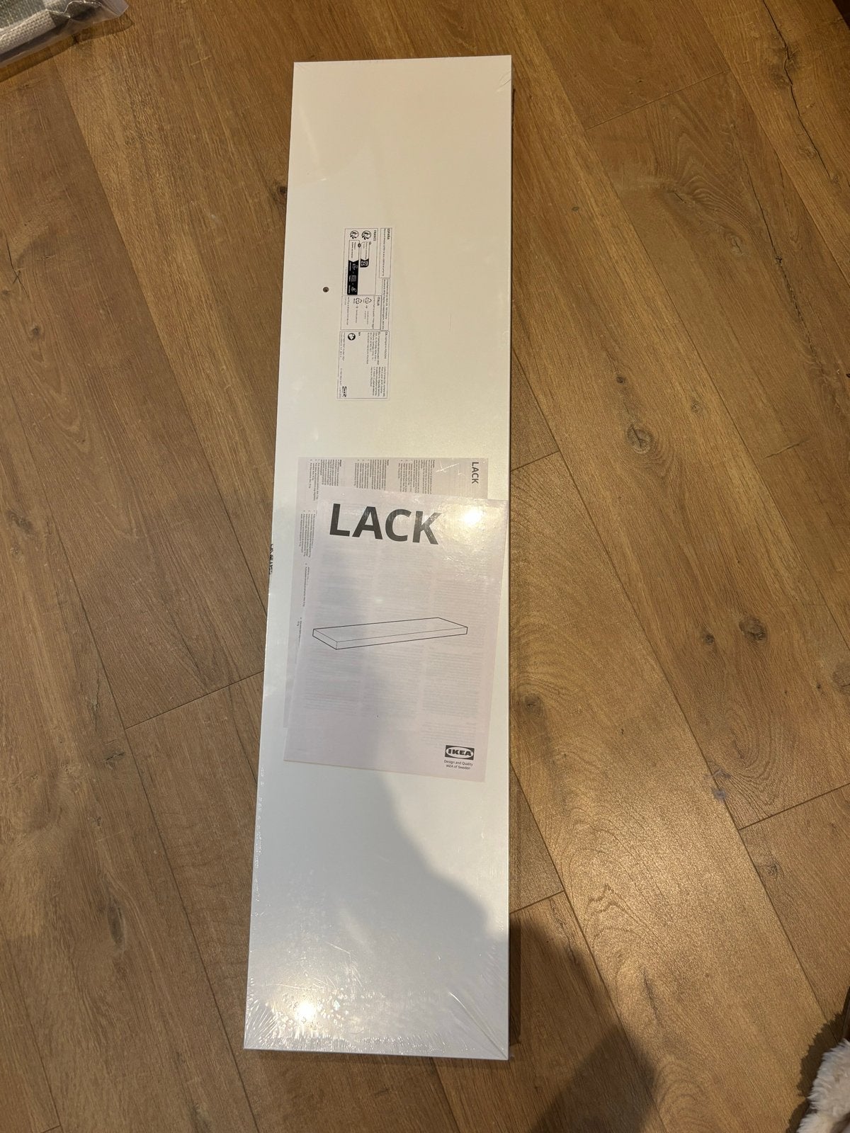 IKEA LACK wandplank wit - Nieuw in verpakking, Ophalen, Nieuw
