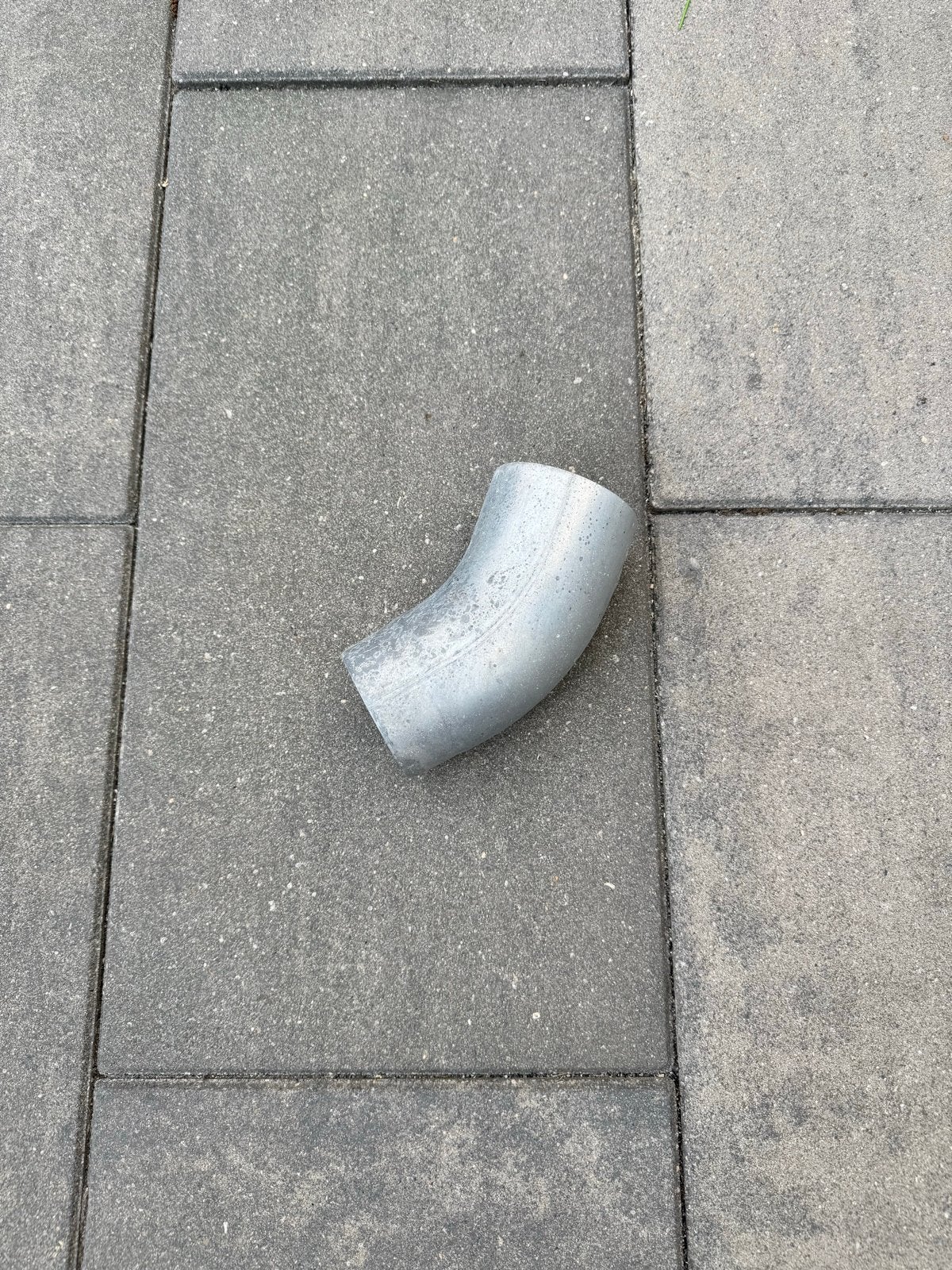 Gegalvaniseerde HWA bocht 45 graden - 80mm, Overige materialen, Bochten, Nieuw, Ophalen of Verzenden