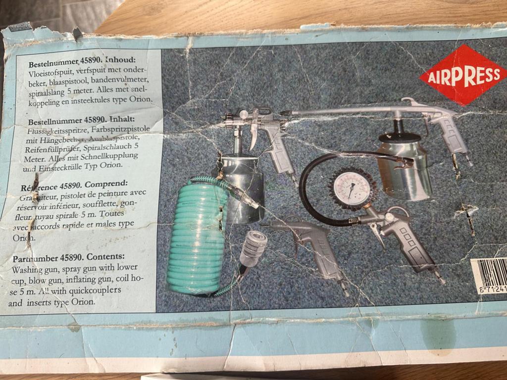 Airpress 5 delige set, Ophalen, Zo goed als nieuw