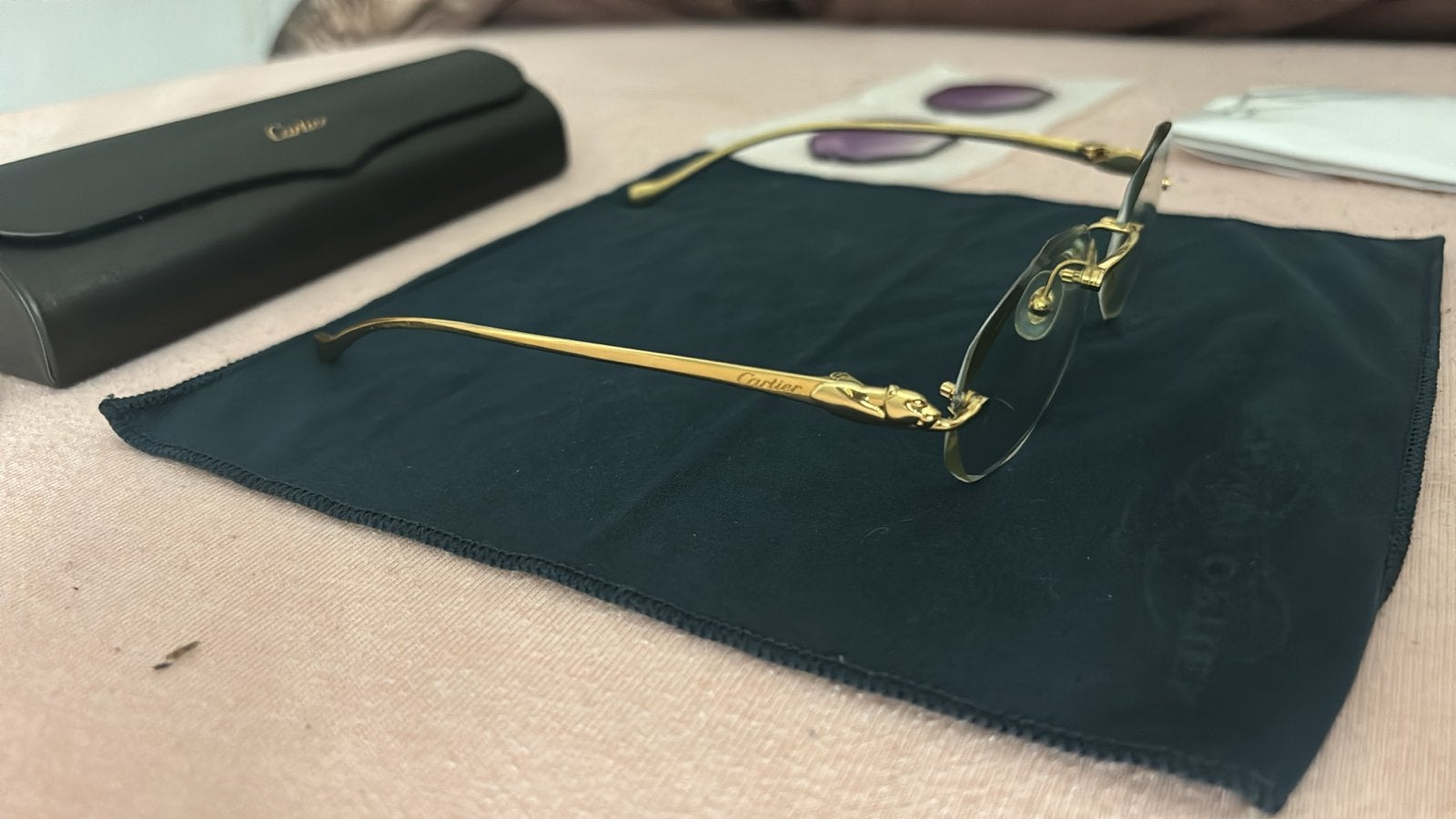 Cartier bril panthere orginal met factuur, Ophalen of Verzenden, Nieuw, Bril, Overige merken