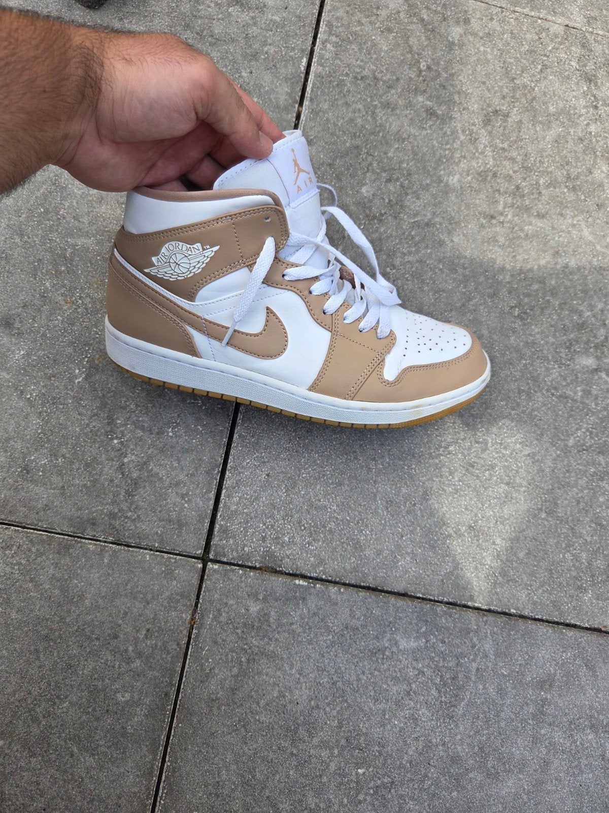 Jordan 1 Tan Gum originele sneakers - Maat 43, Ophalen of Verzenden