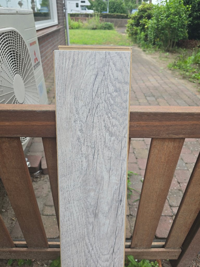 Ikea Laminaat ca 12 M2 (grijze eiken), Ophalen, Gebruikt, 50 tot 150 cm, 10 m² of meer