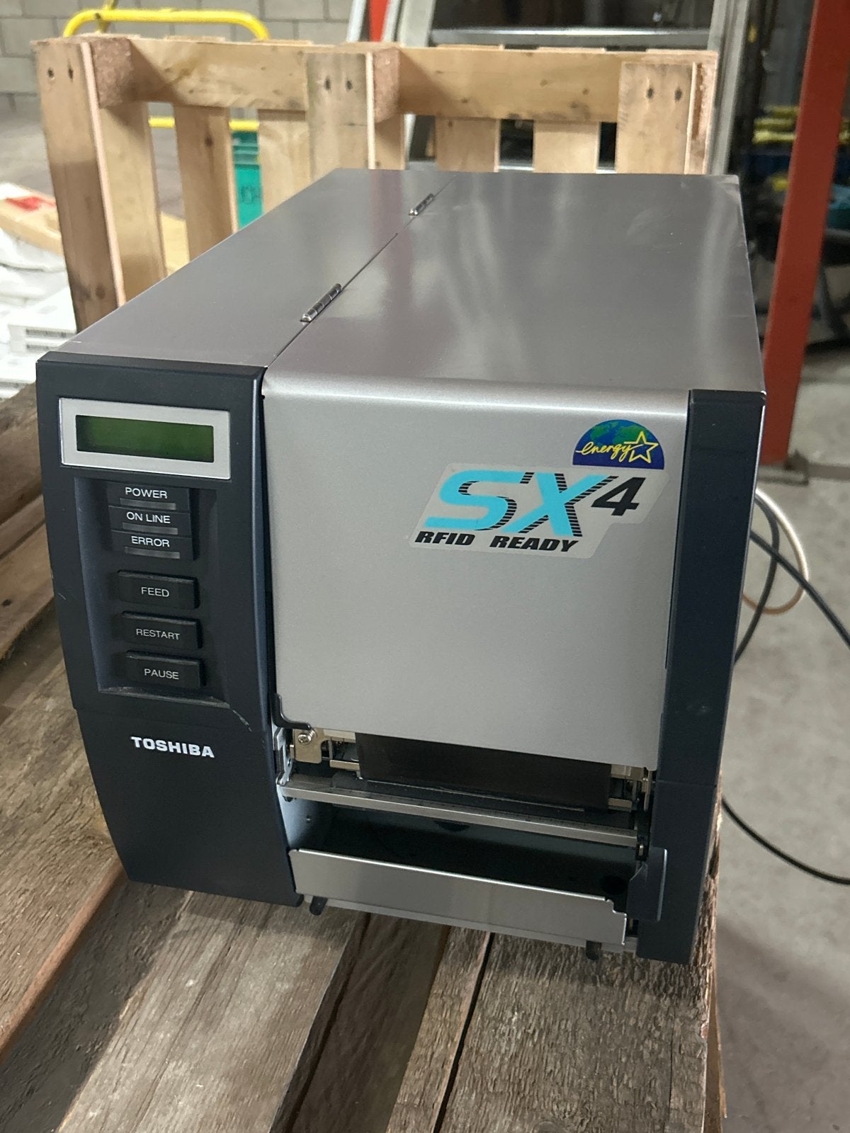 Toshiba SX4 RFID Ready Labelprinter - Gebruikt, Computers en Software, Ophalen, Gebruikt, Thermo-printer, Printer