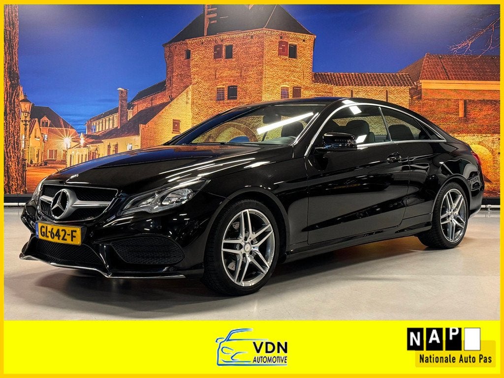Mercedes-Benz E-klasse Coupé 200 Edition Sport AMG Aut Leer, Auto's, Mercedes-Benz, Automaat, Achterwielaandrijving, 4 cilinders