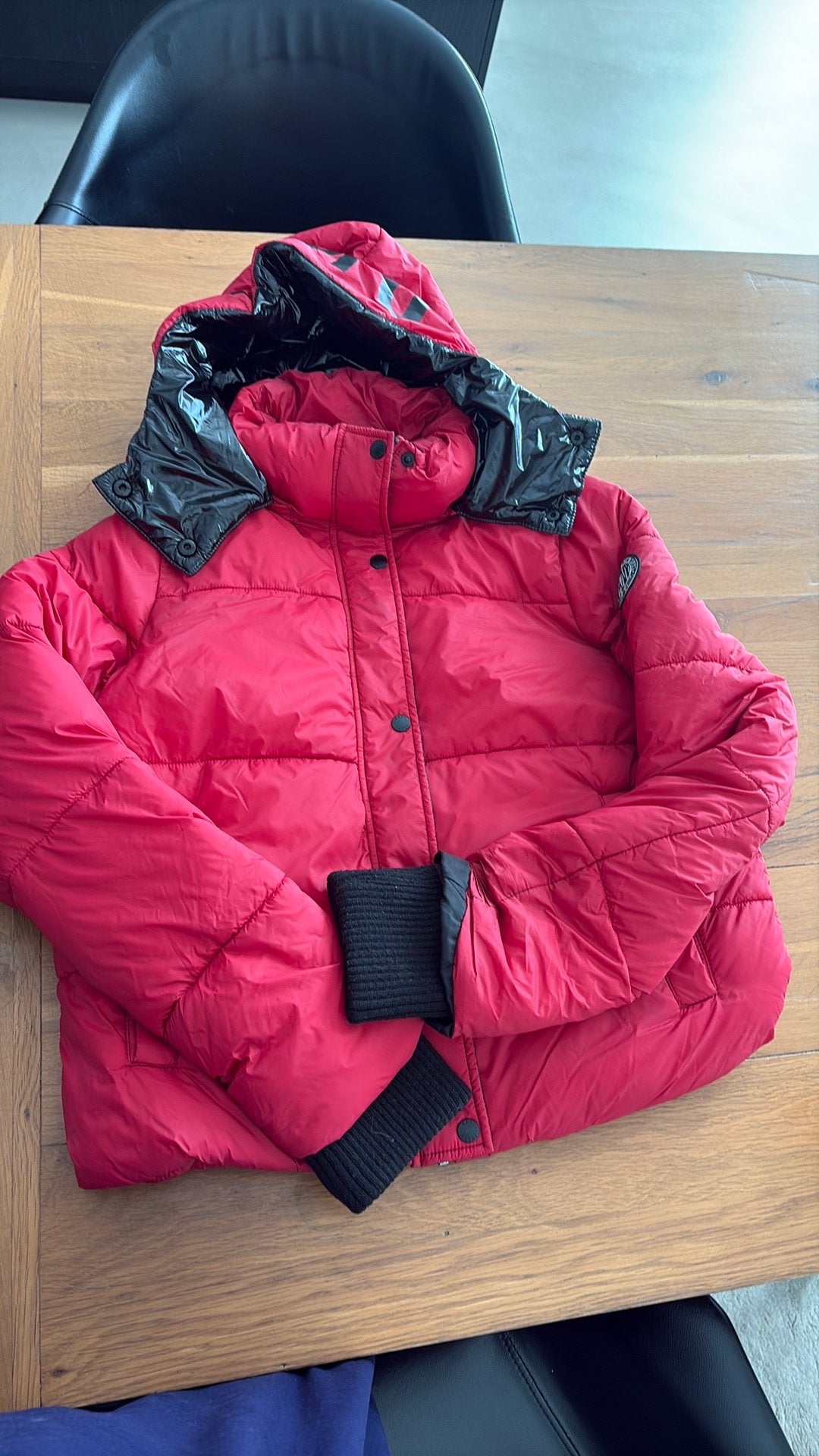 Winterjas, Ophalen of Verzenden, Zo goed als nieuw, Rood