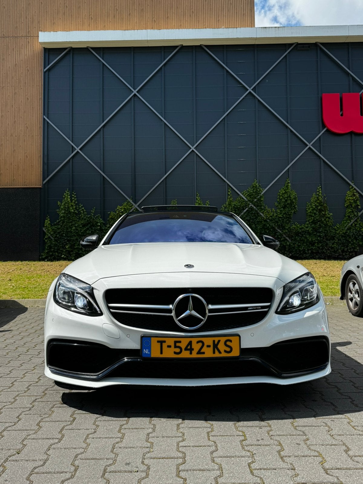 Mercedes-Benz C-Klasse C63s 4.0 2018 Wit, Auto's, Automaat, Achterwielaandrijving, 510 pk, Wit