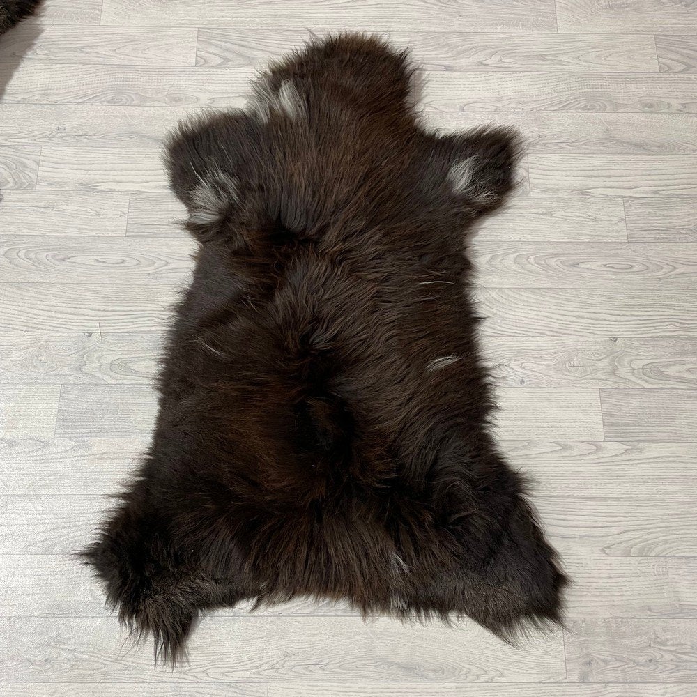 Schapenvacht hond en kat bruin wit 115x80cm | Lederstore, Overige typen, Overige merken, Nieuw, Grotestraat 32, 5836 AG, Sambeek, The Netherlands
