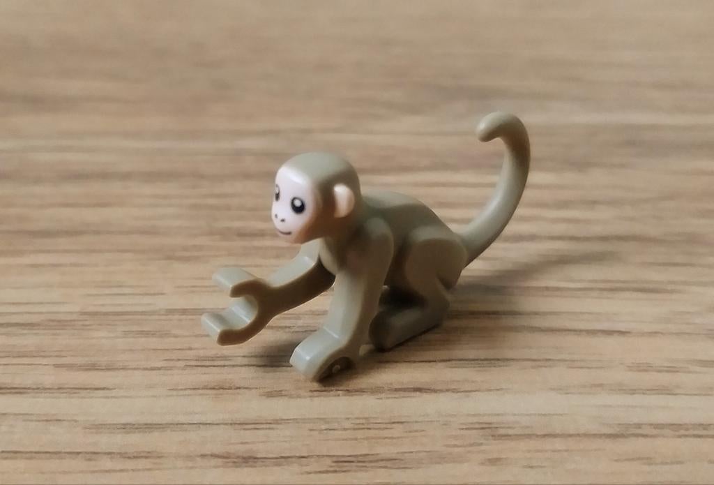 lego aap / aapje dark tan nieuw🆕️, Kinderen en Baby's, Speelgoed | Duplo en Lego, Ophalen of Verzenden, Nieuw