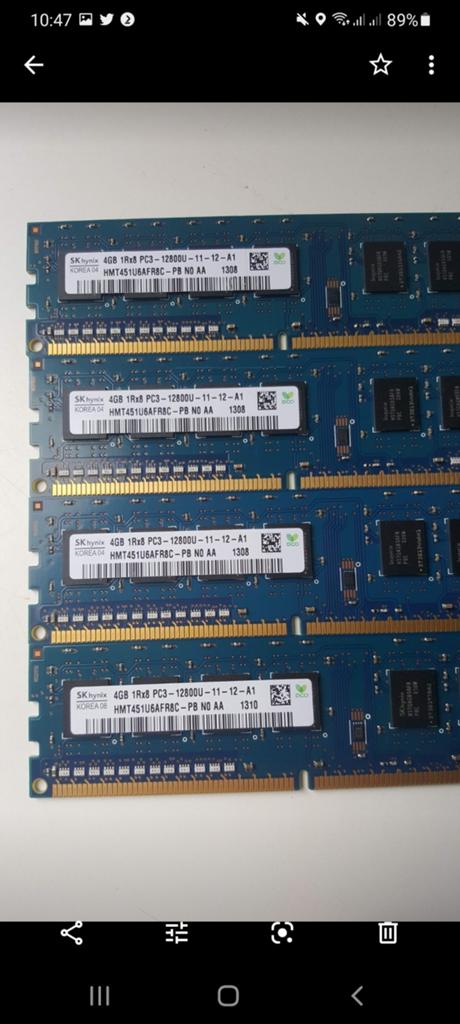 48x 4GB DDR3 Geheugenkaart voor Desktop - Totaal 192GB RAM, DDR3, Ophalen of Verzenden, Zo goed als nieuw, Desktop