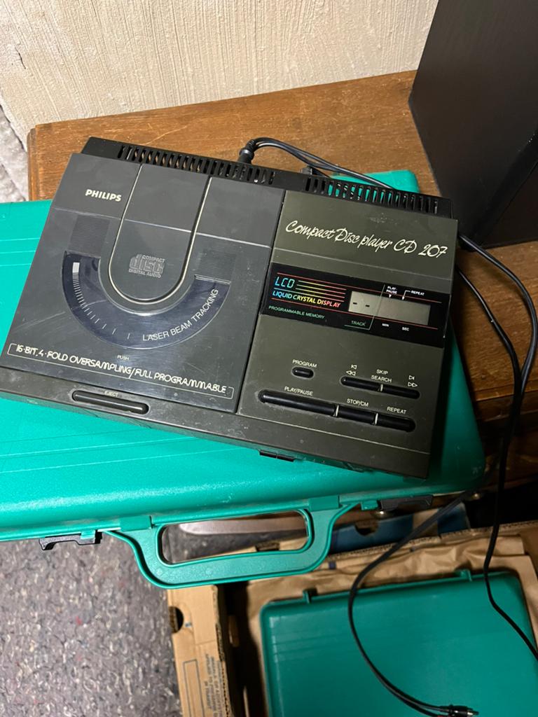 Philips CD Speler 207 uit de jaren 80., Audio, Tv en Foto, Cd-spelers, Ophalen of Verzenden, Philips