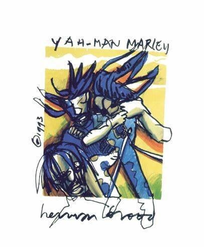 Herman Brood litho Bob Marley vrij bieden, Ophalen of Verzenden