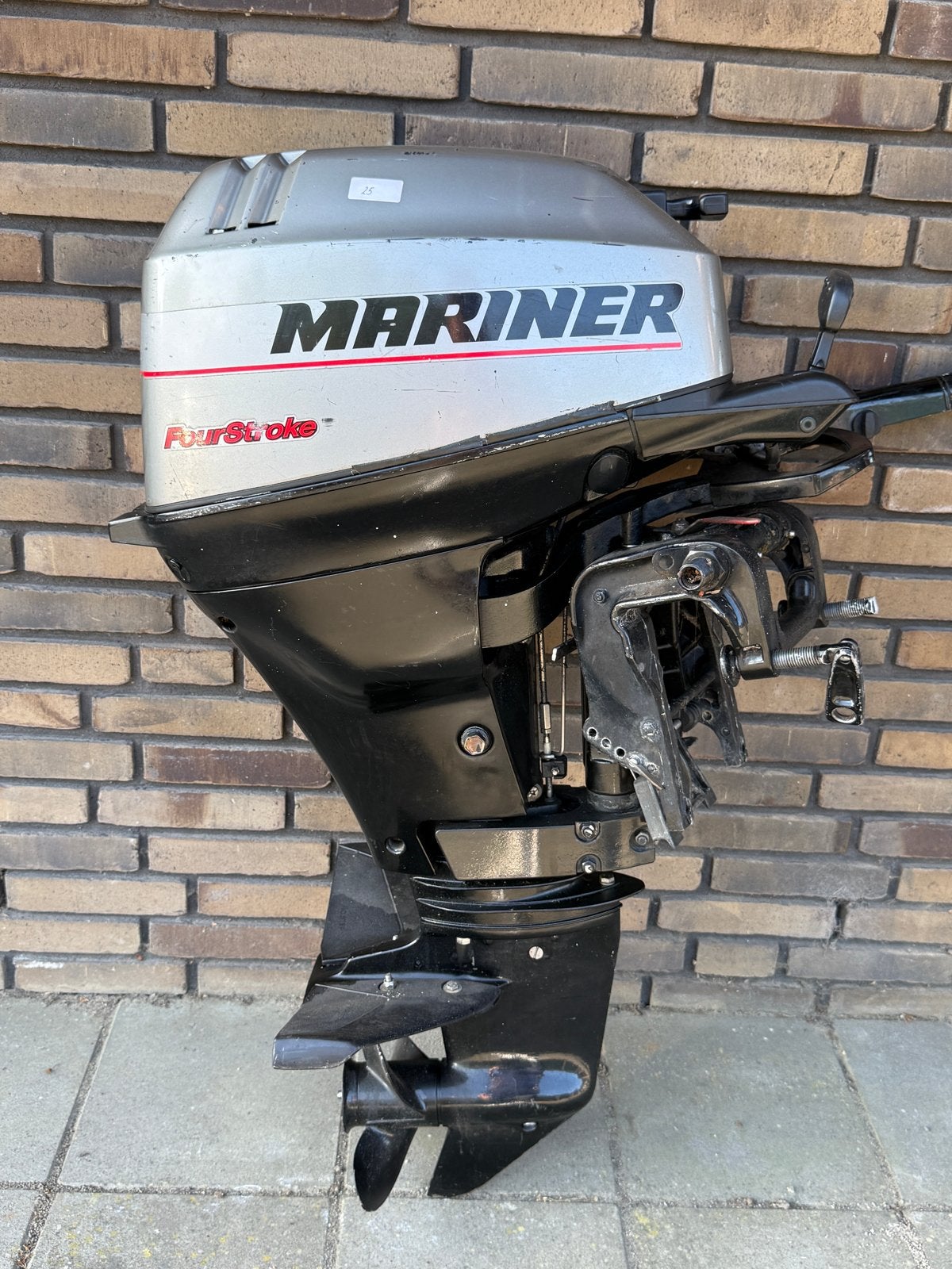 Mariner 9.9pk kortstaart 2 cilinder 4-takt 2002, Ophalen, Gebruikt, 5 tot 10 pk, Viertaktmotor