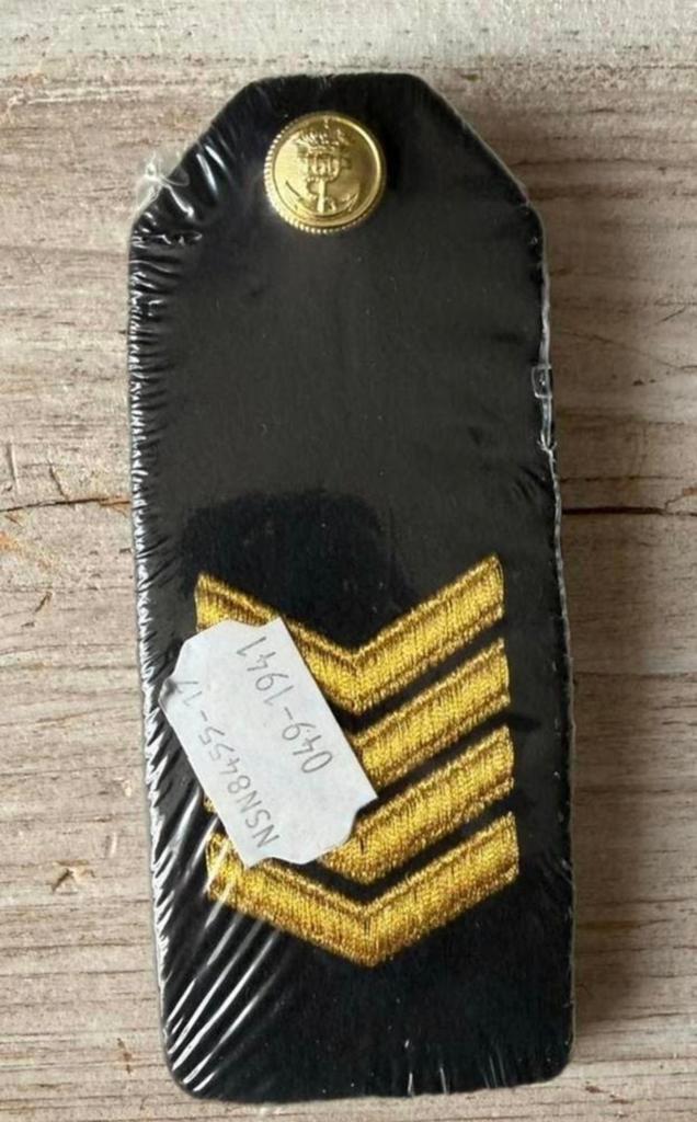 Marine Setje Rangen -6, Verzamelen, Militaria | Algemeen, Ophalen of Verzenden, Marine, Nederland, Embleem of Badge