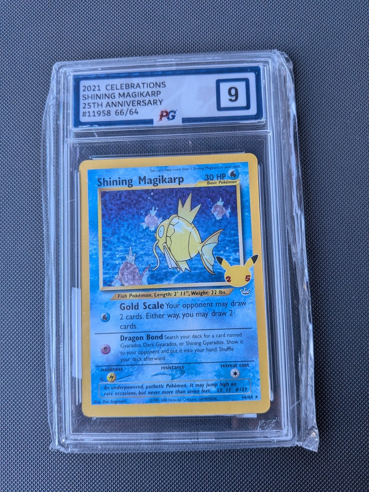 Pokémon Shining Magikarp 25th Anniversary 9, Ophalen of Verzenden, Zo goed als nieuw, Losse kaart