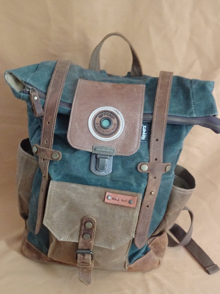 Hippers rugzak Raw Vintage rugzak nieuwstaat schooltas, Sieraden, Tassen en Uiterlijk, Tassen | Rugtassen, Overige merken, 25 tot 40 cm