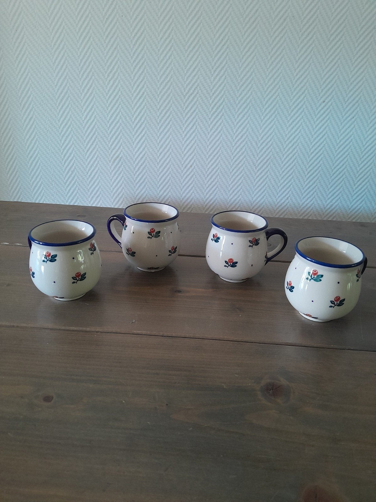 Bunzlau model 55 Blue Berry bolmok 200ml, Keramiek, Nieuw, Ophalen of Verzenden, Overige stijlen