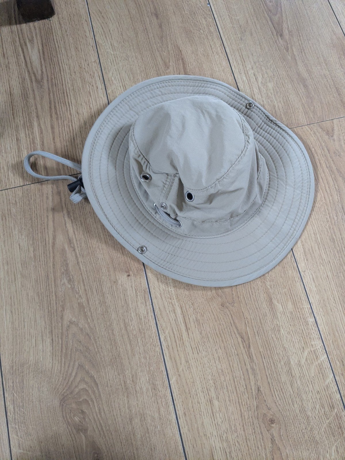 Hotland Outdoor Hoed - Beige Nylon - Maat S, Hotland, Ophalen of Verzenden, Zo goed als nieuw, Hoed