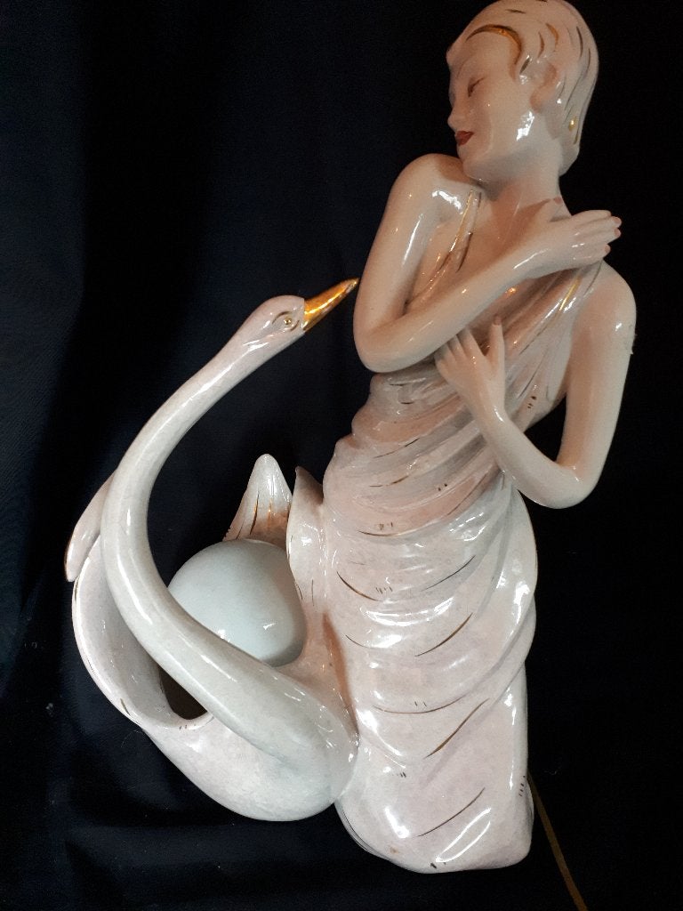 lamp 'leda en de zwaan', Ophalen, Zo goed als nieuw, Overige materialen