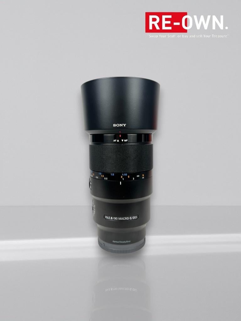 Sony FE 90mm F/2.8G Macro OSS (topstaat + doos + garantie, ., Ophalen of Verzenden, Zo goed als nieuw, Sony