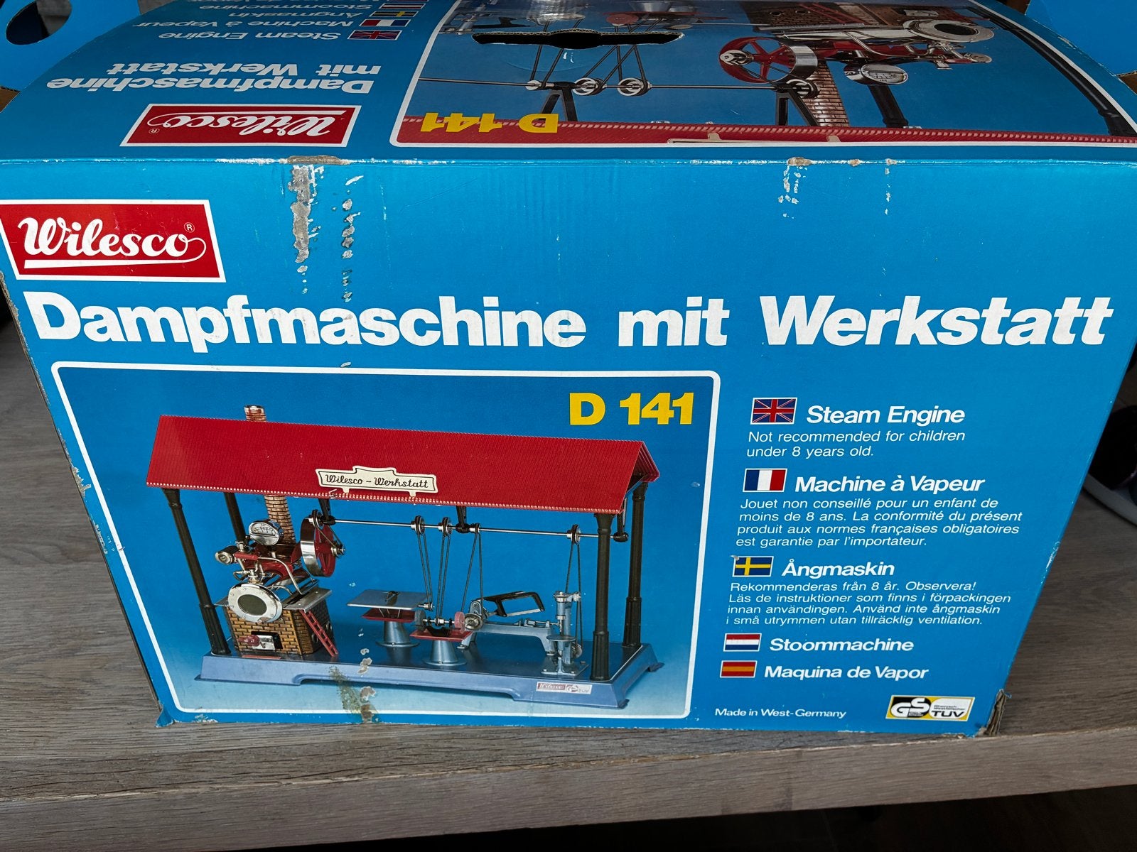 Wilesco D141 Stoommachine met Werkstatt - Zo goed als nieuw, Ophalen of Verzenden, Zo goed als nieuw