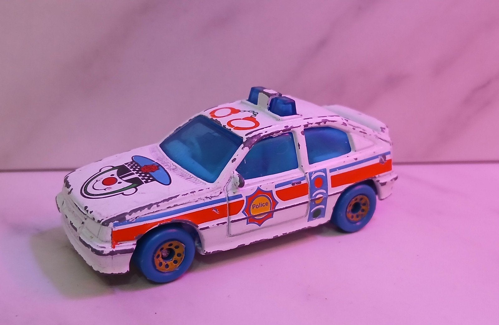 Matchbox Vauxhall Astra GTE /Opel Kadett GSI Politieauto1985, Ophalen of Verzenden, Gebruikt, Auto