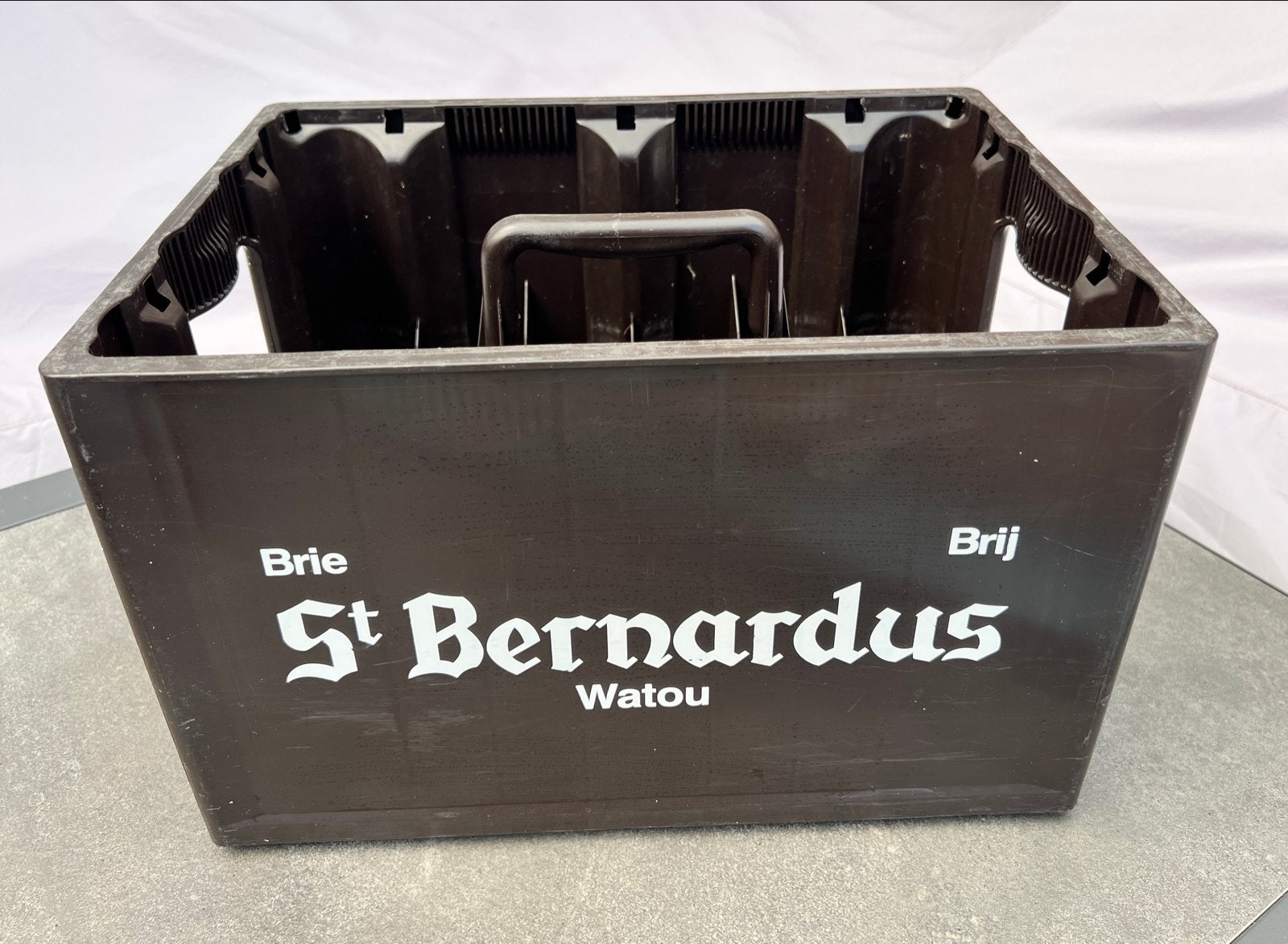 St Bernardus bierkrat - Brie Brij Watou, Ophalen of Verzenden, Zo goed als nieuw, Overige typen, Overige merken