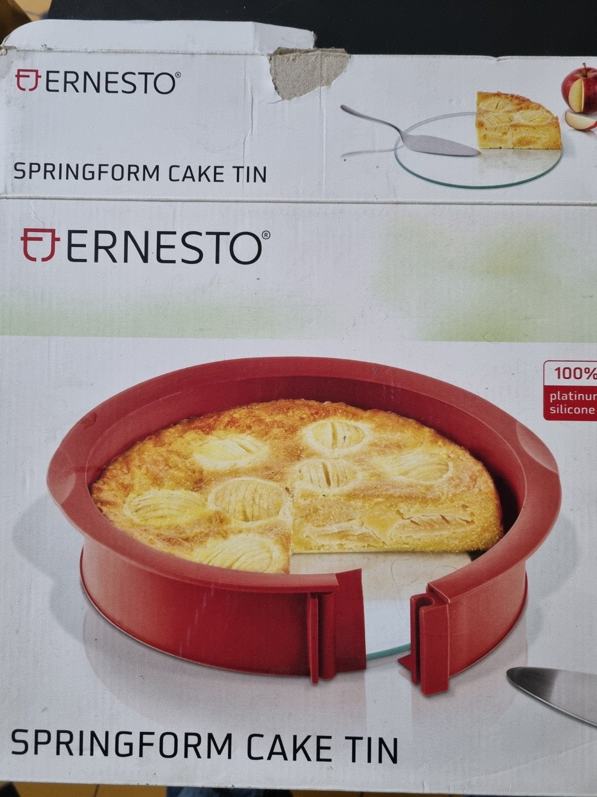 Springvorm met glazen plaat, Ernesto, 25,5 bij 6 cm, Ophalen of Verzenden, Nieuw, Overige typen