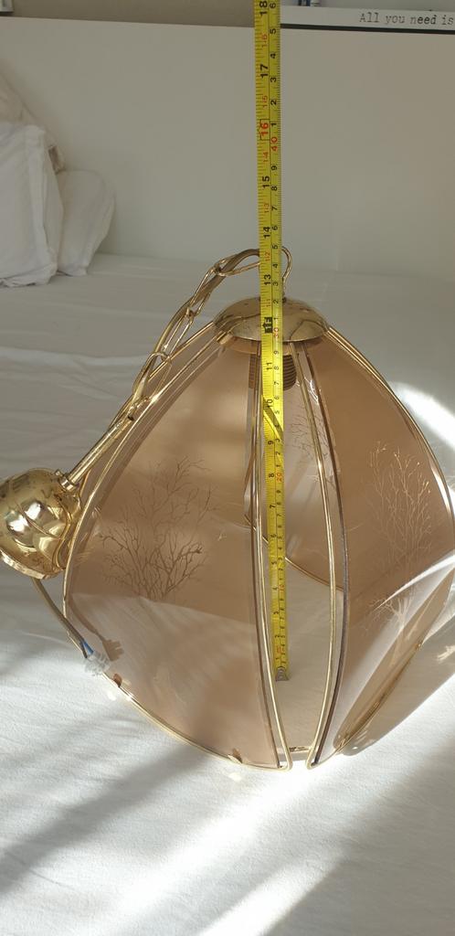 Vintage lamp, Ophalen of Verzenden, Rechthoekig, 50 cm of meer