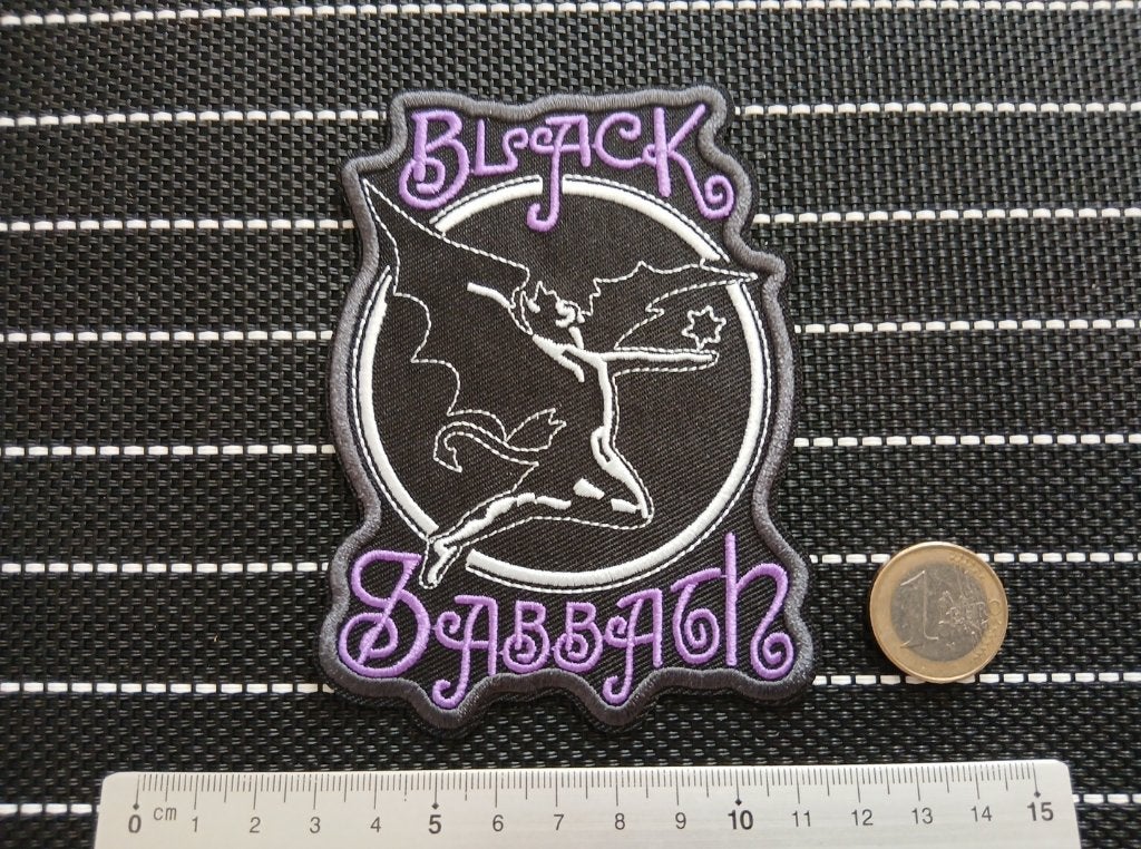 Black Sabbath Daemon shaped patch 7, Verzenden, Nieuw, Kleding