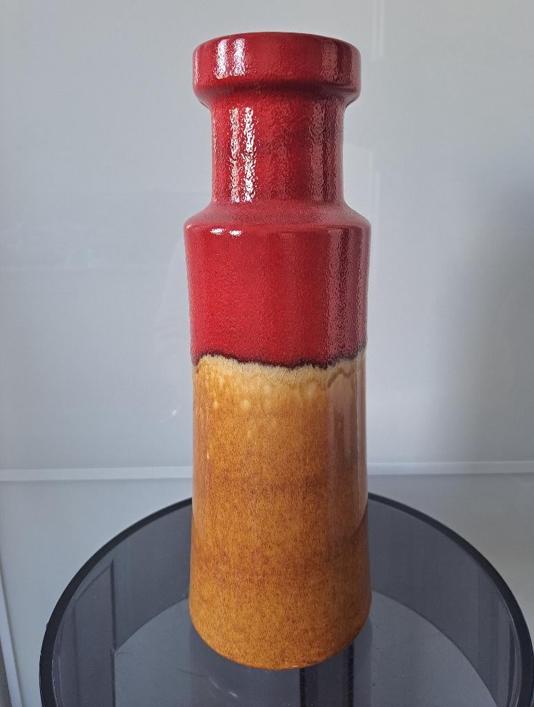 Vintage Fat Lava Vaas 205-32 Scheurich West Germany, Antiek en Kunst, Antiek | Vazen, Ophalen of Verzenden