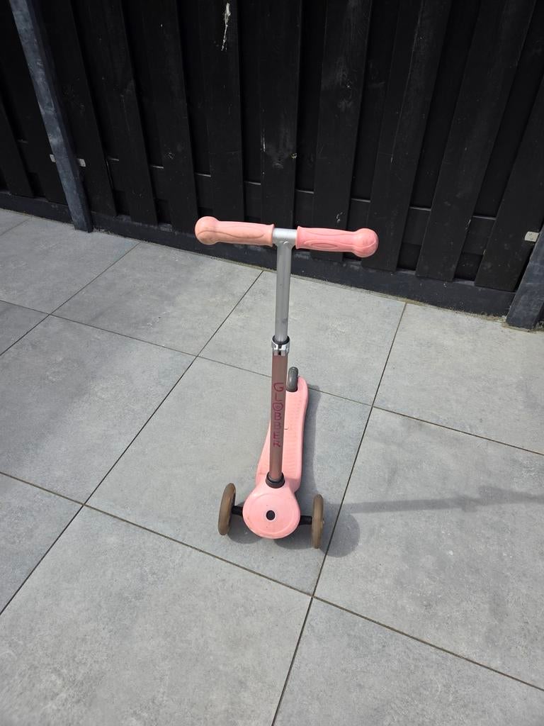 kinderstep roze en blauwe, Ophalen of Verzenden, Gebruikt, Gewone step, Globber