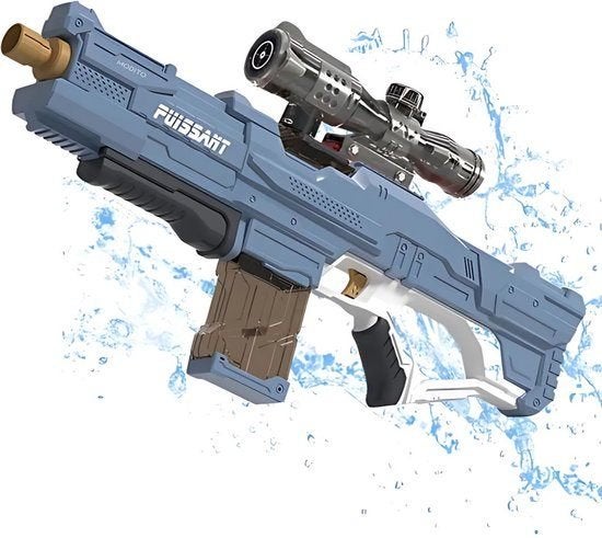 Automatisch Waterpistool met Vizier Blauw - Elektrisch, Ophalen, Nieuw