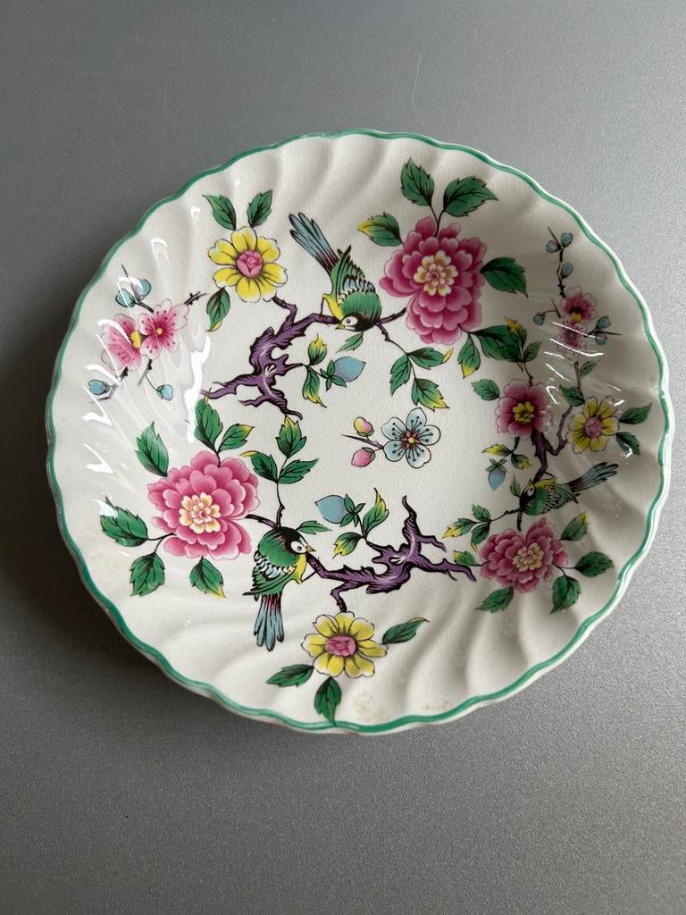 Old Foley James Kent Chinese Rose schaaltje, Antiek en Kunst, Antiek | Porselein, Ophalen of Verzenden