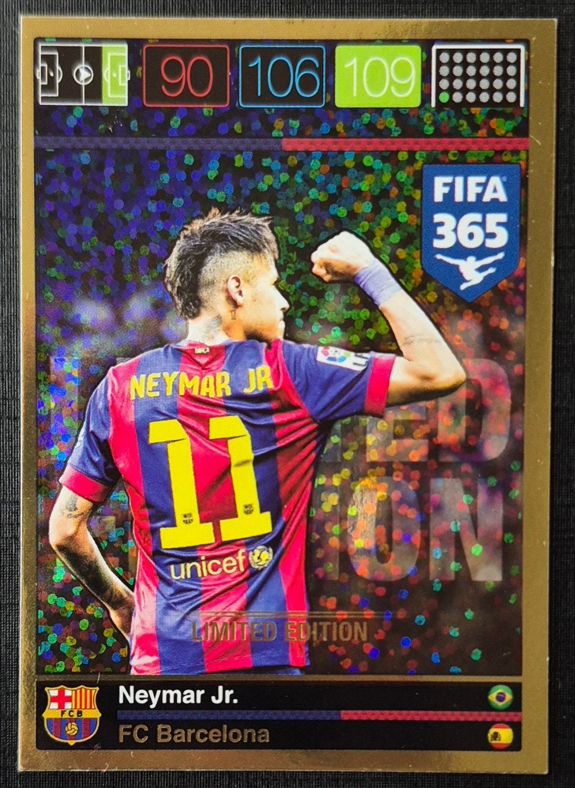 Panini Limited Edition Neymar jr. - FC Barcelona, 16/17, Ophalen of Verzenden, Zo goed als nieuw, Plaatje