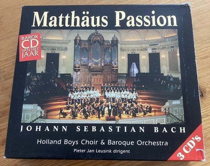 CD Matthaus Passion, Boxset, Ophalen of Verzenden, Zo goed als nieuw, Oratorium