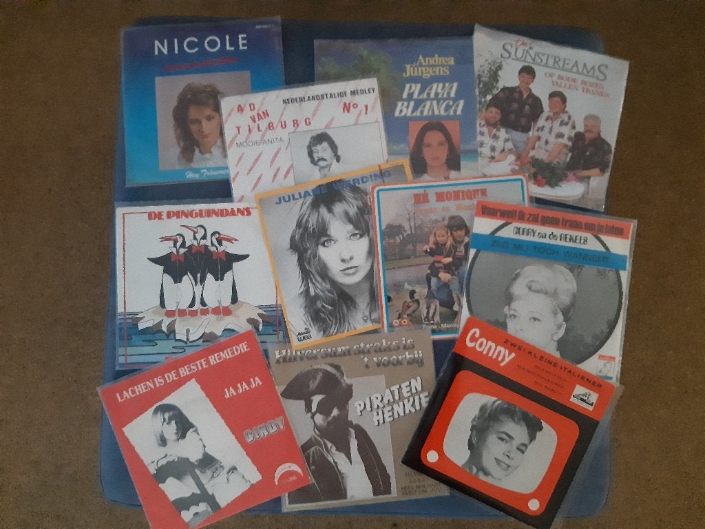 Diverse piraten singles VG++, Gebruikt, 7 inch, Ophalen of Verzenden, Levenslied of Smartlap