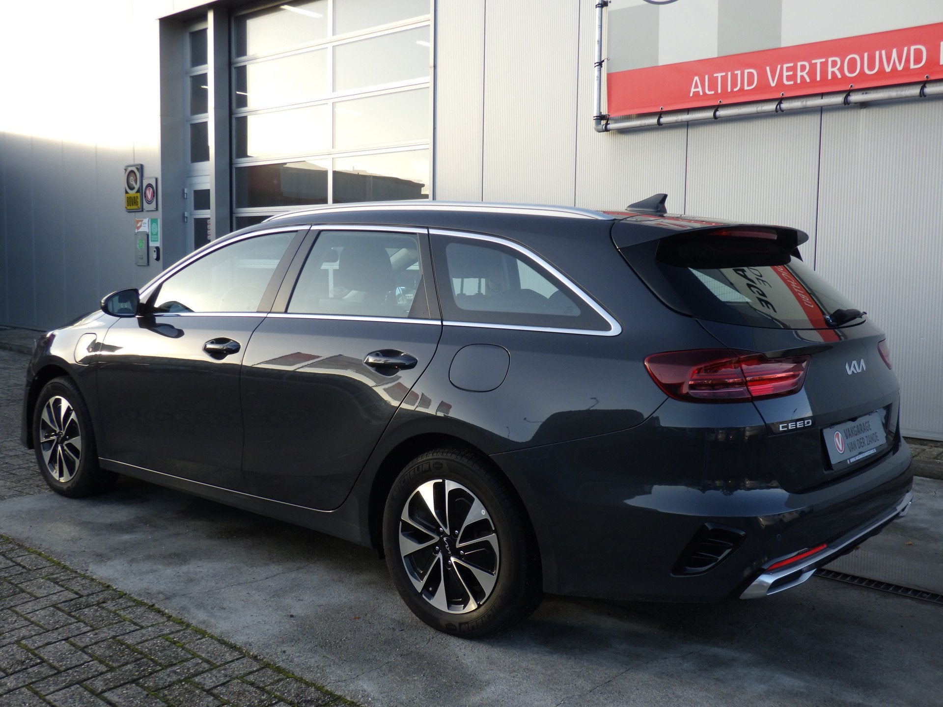 Kia Ceed Sportswagon 1.6 GDI Plug-In PHEV DynamicLine, Camer, Auto's, Gebruikt, Zwart, Plug-in hybride, Adaptive Cruise Control