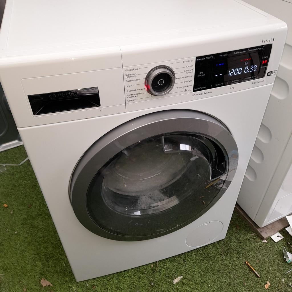 Bosch  wasmachine  serie 8, 8 tot 10 kg, Ophalen of Verzenden, 1600 toeren of meer, Minder dan 85 cm