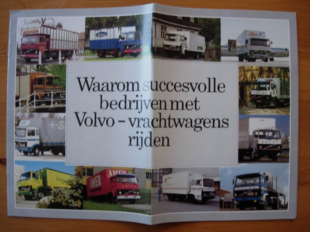 Volvo F4 F6 Brochure 1983, Volvo, Zo goed als nieuw, Volvo, Ophalen of Verzenden