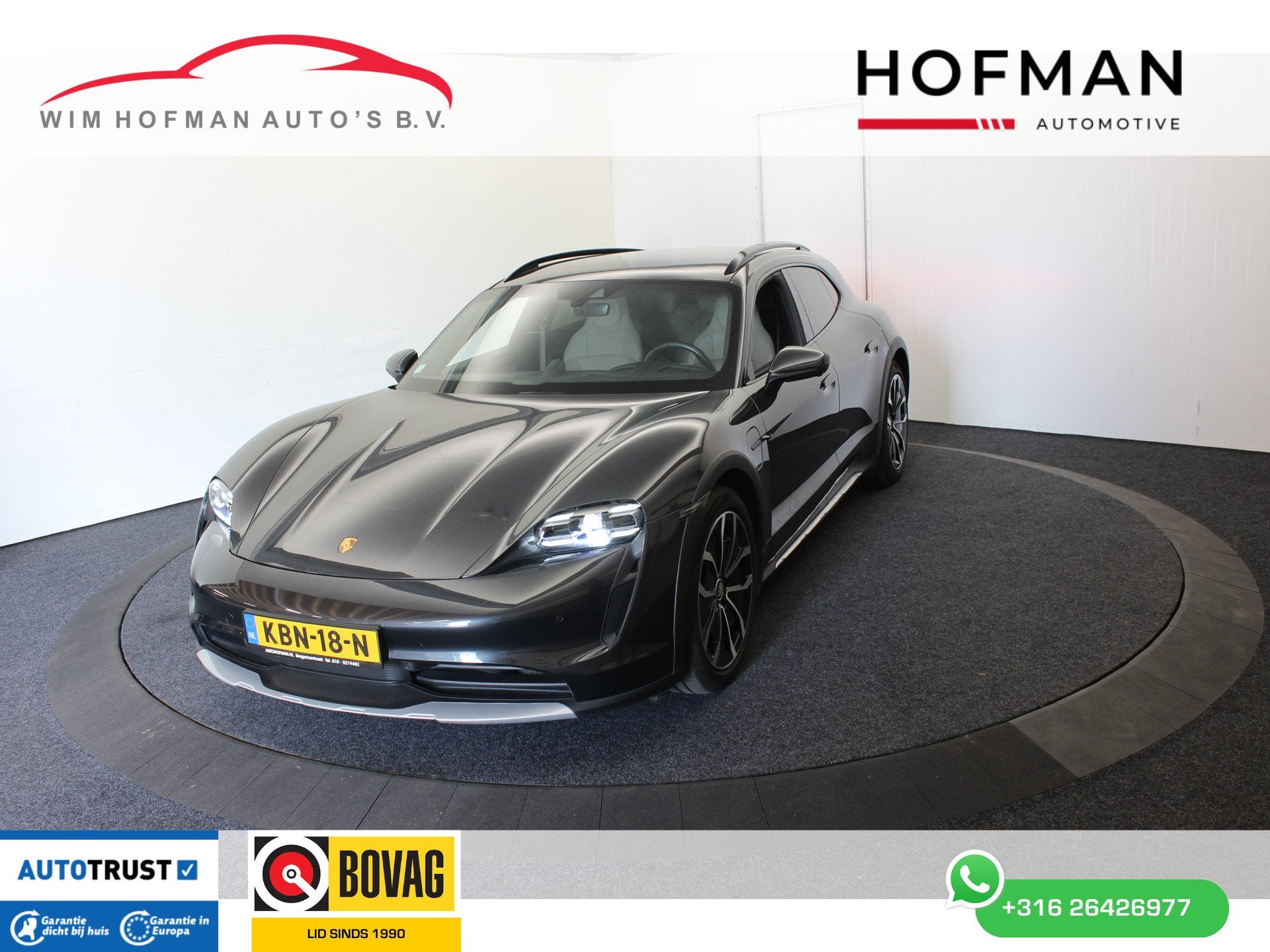 Porsche Taycan Cross Turismo 4S 93kWh 426KW 573 pk Panodak 1, Auto's, Automaat, 579 pk, Beige, Met garantie (alle)