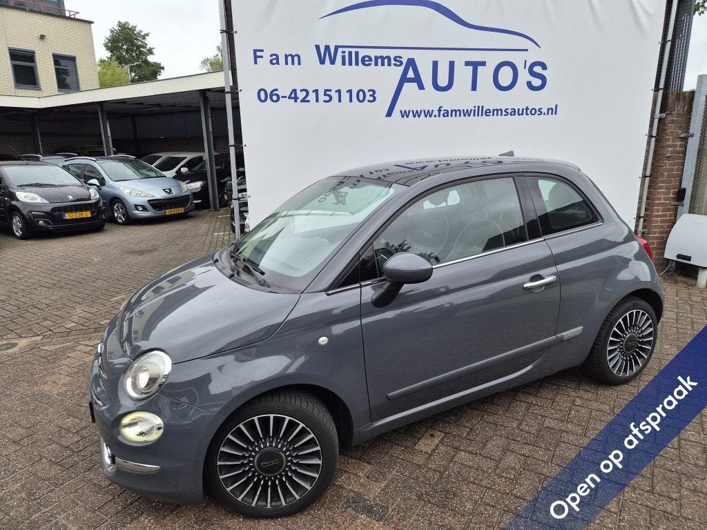 Fiat 500 0.9 TwinAir T Lounge Panoramadak Airco LMV NAP, Auto's, Stof, Gebruikt, 905 kg, Origineel Nederlands