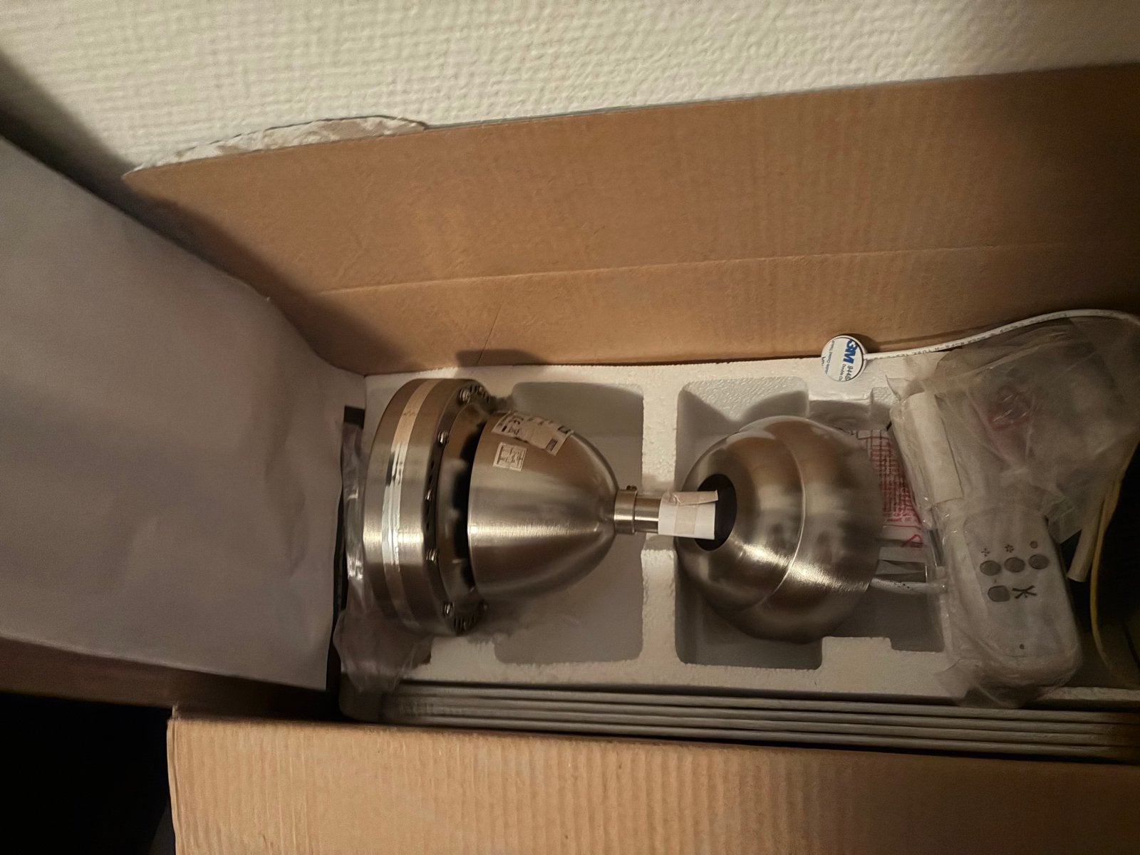 Nieuwe Plafondventilator (zonder lamp) - Hands On Lucca, Ophalen of Verzenden, Ventilator met afstandsbediening, Nieuw, Plafondventilator