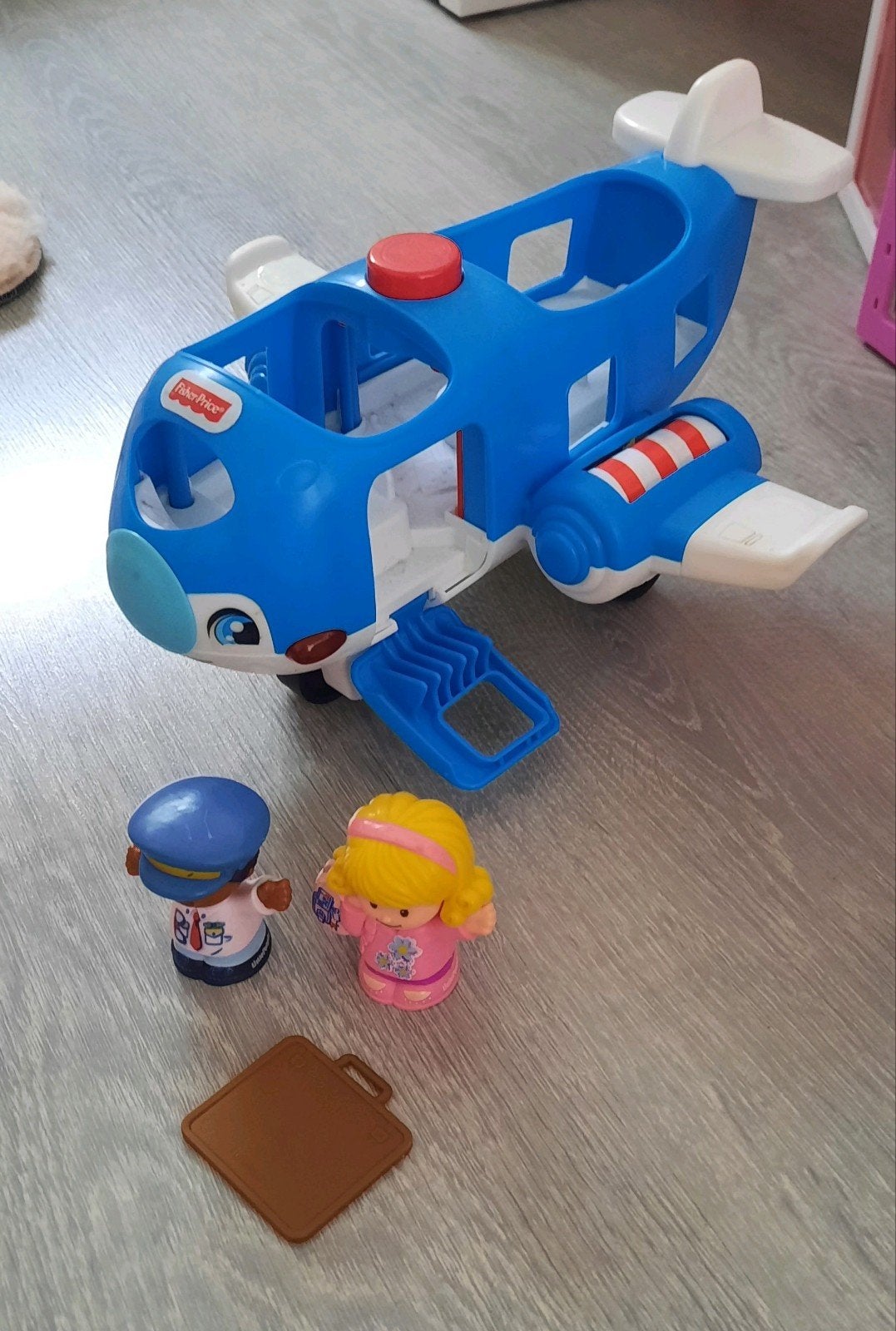 Fisher Price Little People vliegtuig, Kinderen en Baby's, Ophalen, Zo goed als nieuw, Auto of Voertuig