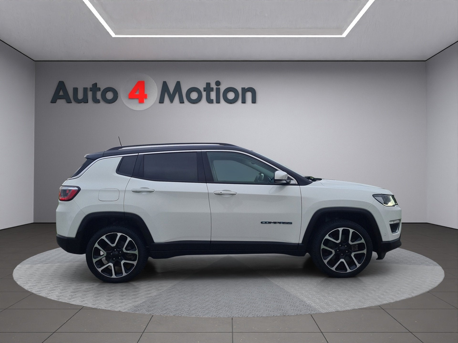 Jeep COMPASS 4xe 190 Plug-in Hybrid Limited Full LED I LEER, Auto's, Automaat, Dealer onderhouden, Euro 6, Wit
