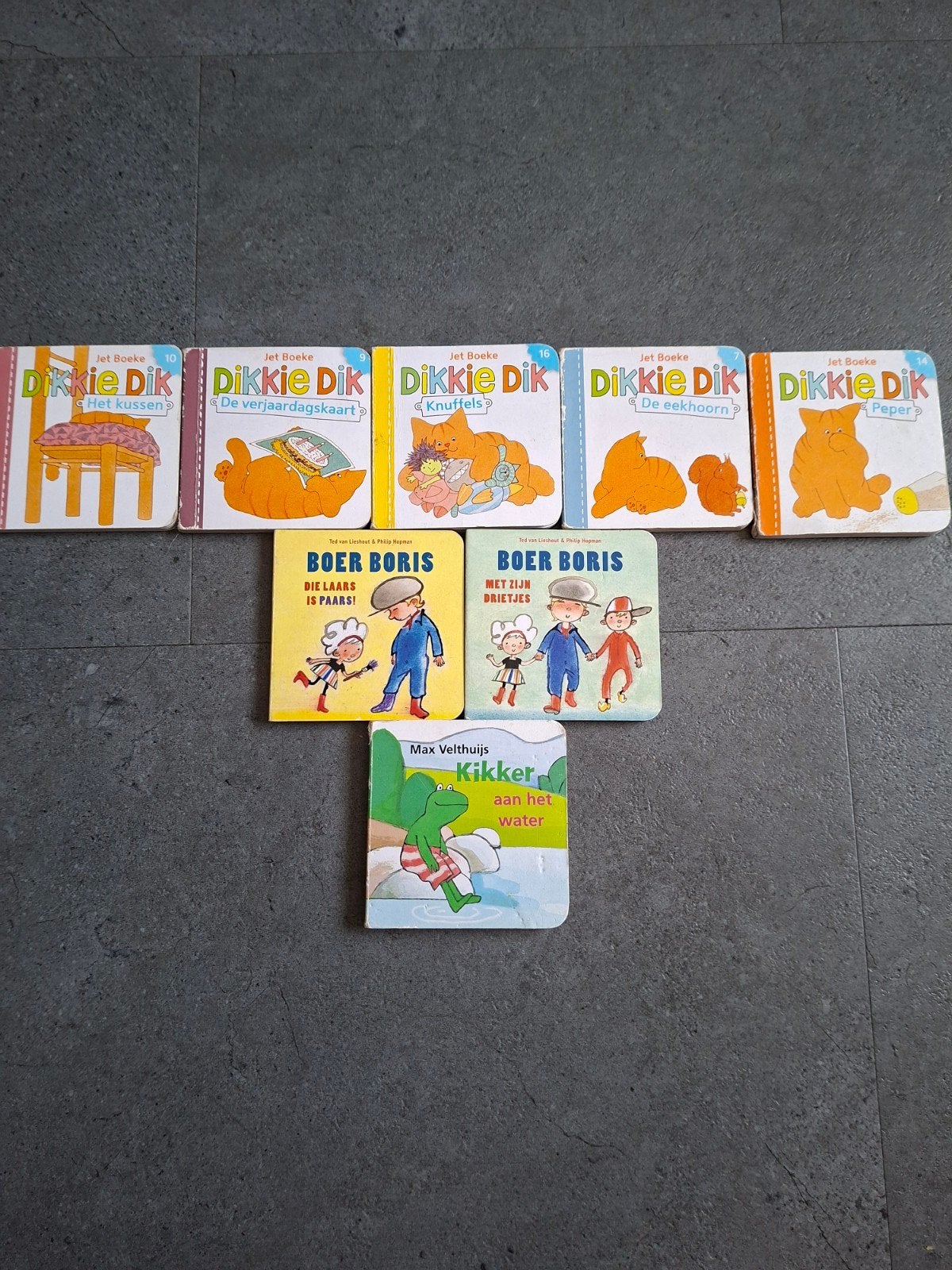 8 mini voorleesboeken: Dikkie Dik, Boer Boris en Kikker, Boeken, Kinderboeken | Kleuters, Gelezen, Jongen of Meisje, Ophalen of Verzenden